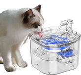 Cat Water Fountain Animal Water Dispenser, 61OZ/1.8L Super Quiet Automatic Pet Drinking Fountain with Adjustable Water Flow for Pets